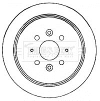 BORG & BECK Тормозной диск BBD5139